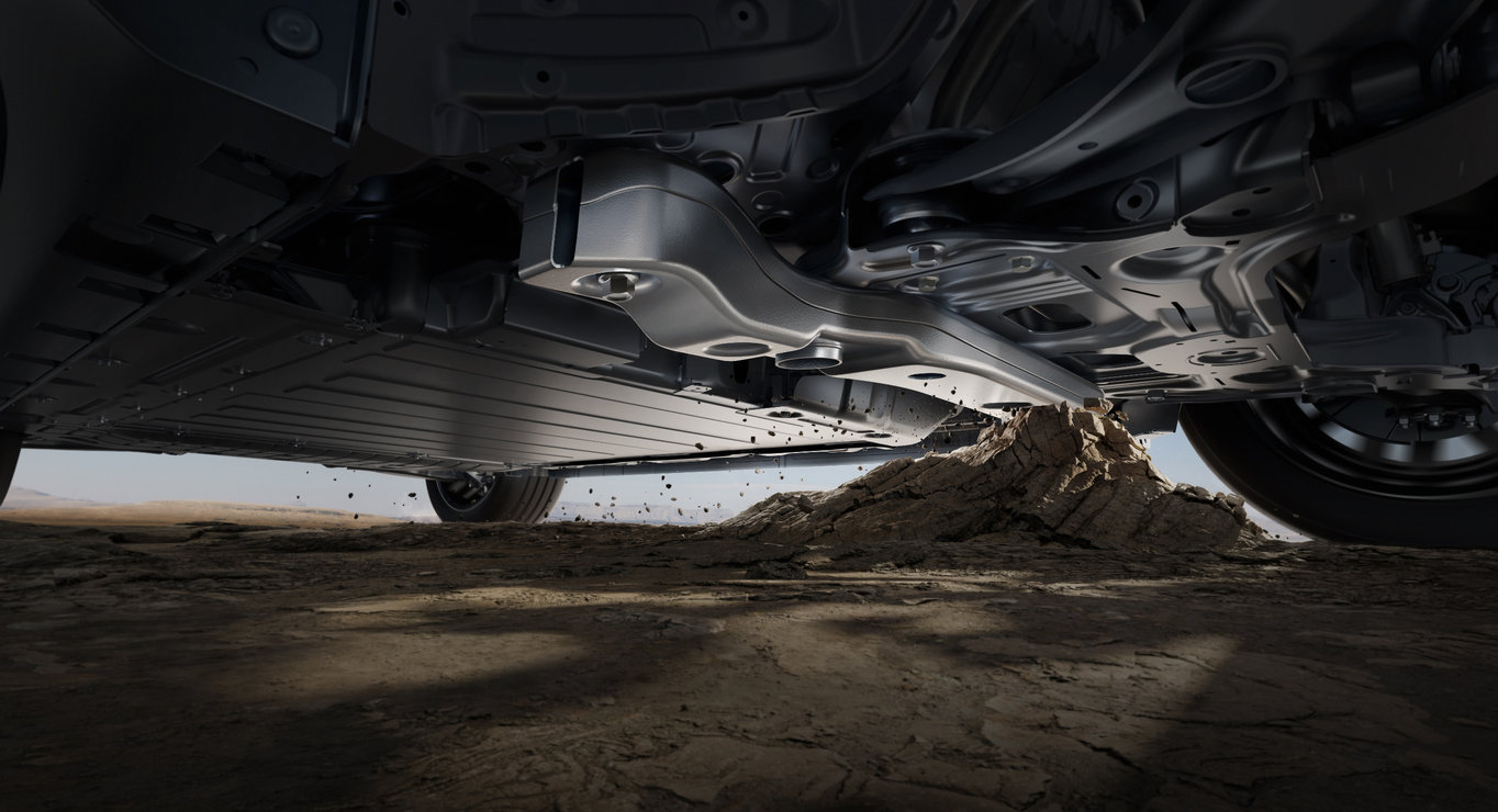 Underside view of the SAIC H5